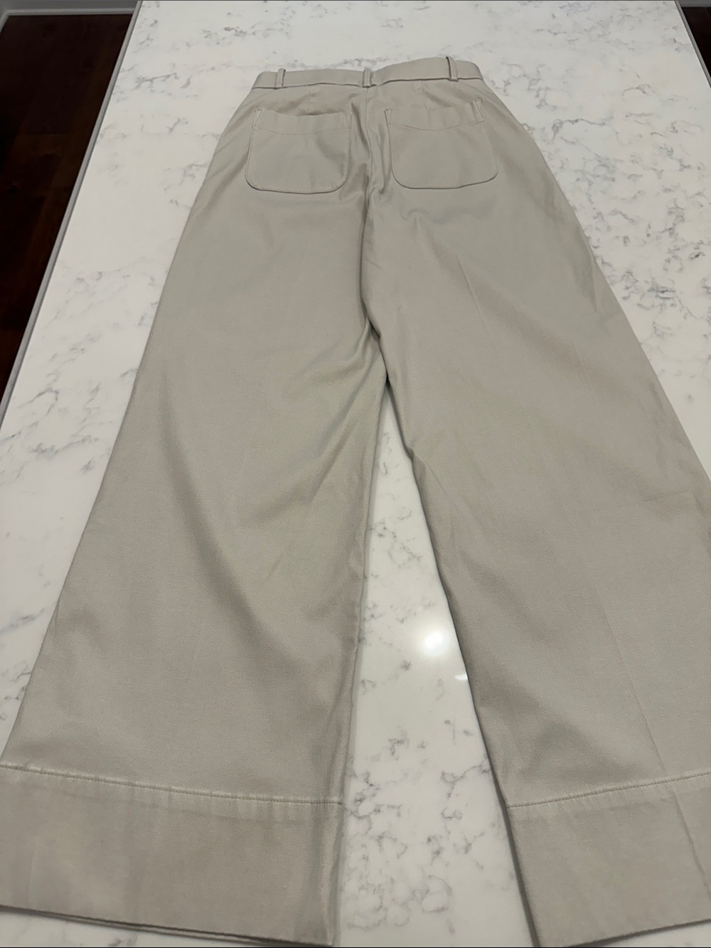 Spanx Supersmooth Wide-Leg Women’s Pants in Light Beige - Picture 3 of 8
